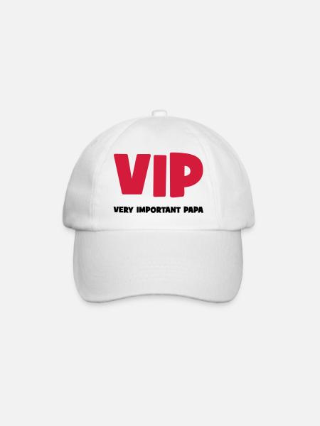 Very Important Papa :) - Casquette classique - blanc/blanc