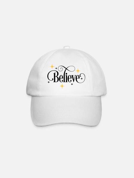 Glauben - Baseballkappe - Weiß/Weiß