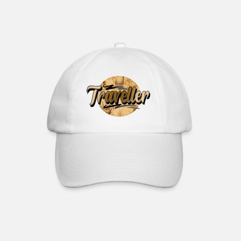 Traveller - Baseballkappe - Weiß/Weiß