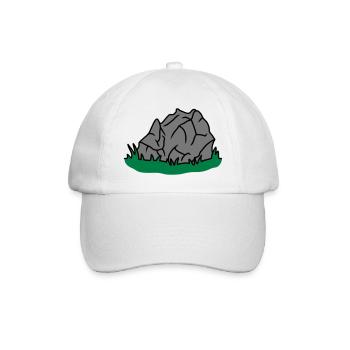 Stone - Baseball Cap - white/white - Front