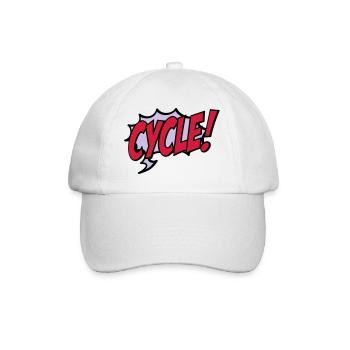 cycle - Baseball Cap - white/white - Front