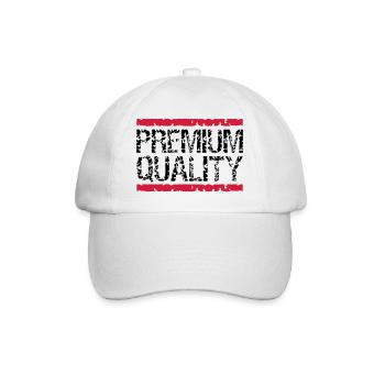 Cool Premium-Quality Logo-Design - Baseball Cap - white/white - Front