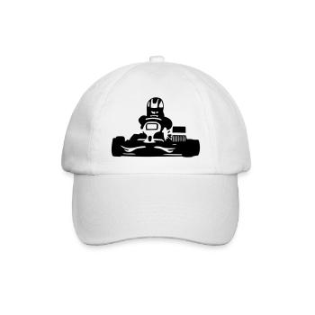 kart - Baseball Cap - white/white - Front