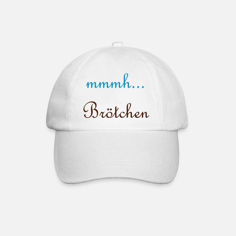 Brötchen - Baseballkappe - Weiß/Weiß