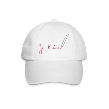 Love / Amour / Liebe Valentine's Day Valentinstag - Baseball Cap - white/white - Front