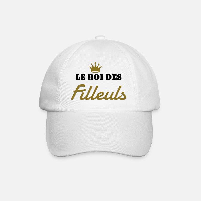 Filleul / Filleule / Parrain / Marraine / Bébé - Casquette classique - blanc/blanc