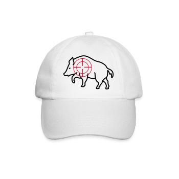 sanglier - Casquette classique - blanc/blanc - Devant