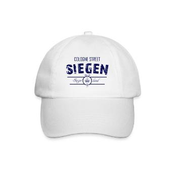 Siegen Cologne Street - Baseballkappe - Weiß/Weiß - Vorne