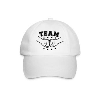Team Freunde Faeuste - Baseballkappe - Weiß/Weiß - Vorne