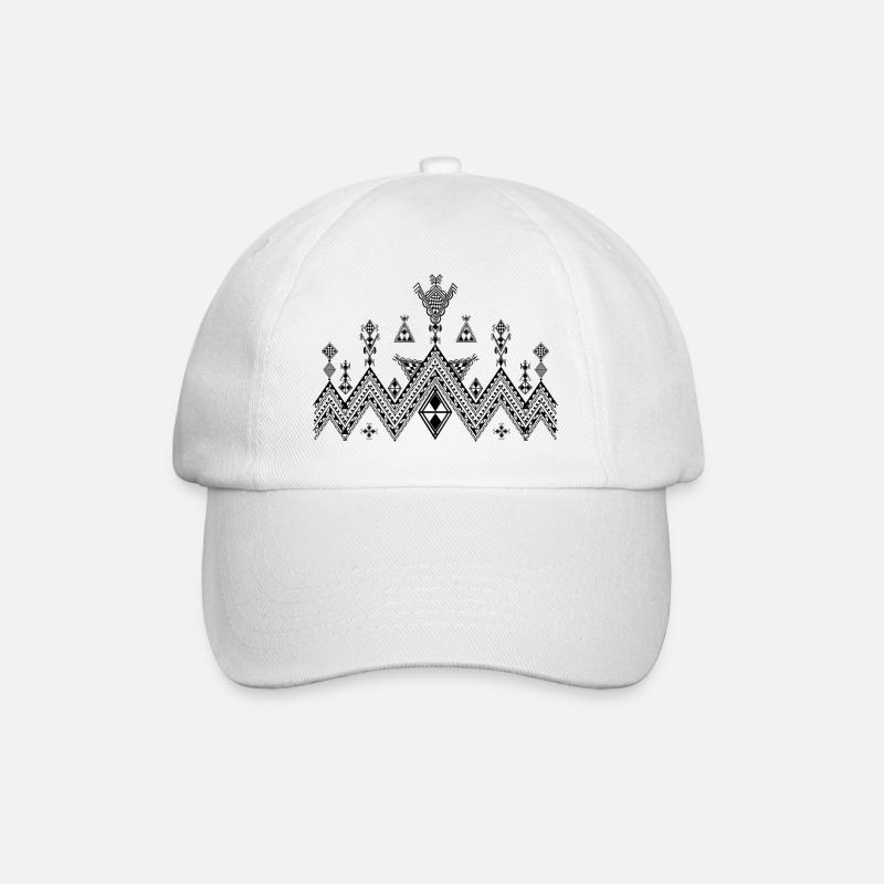 Motif Amazigh - Casquette classique - blanc/blanc