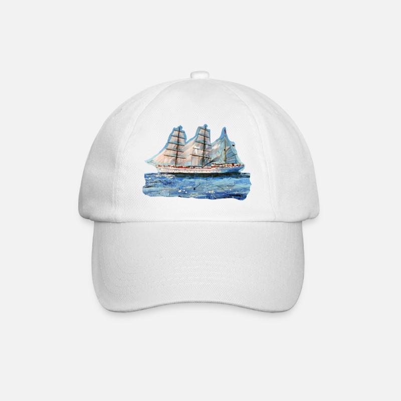 gorch jib 2 - Baseball Cap - white/white