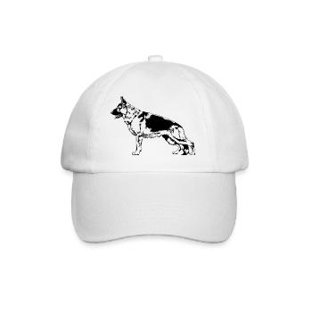 GERMAN SCHÄFERHUND Dog DOG IGP Wilsigns - Baseball Cap - white/white - Front