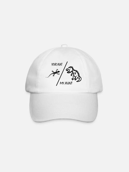 Dinosaurier Dino Dinosaur - Baseballkappe - Weiß/Weiß