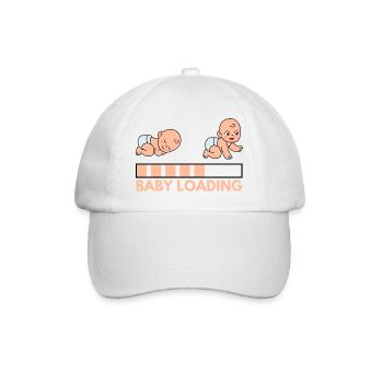 Chargement de bébé - Casquette classique - blanc/blanc - Devant