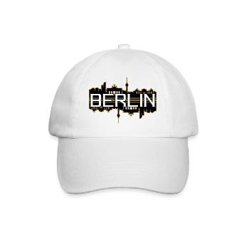 Berlin Allemagne Germany Skyline Schrift - Casquette classique - blanc/blanc - Devant