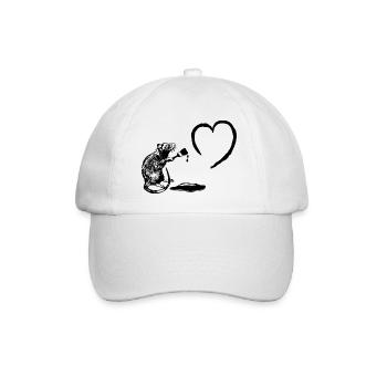 Brush Artist Rat - Baseball Cap - white/white - Front