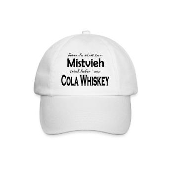 Mistvieh Whiskey - Casquette classique - blanc/blanc - Devant