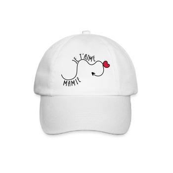 Mamie je t'aime ! - Casquette classique - blanc/blanc - Devant