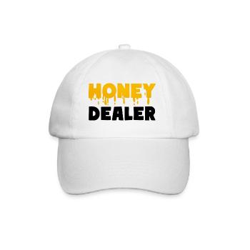 HONEY DEALER Apiculteurs Murmures d’abeilles Miel d’apiculteur - Casquette classique - blanc/blanc - Devant
