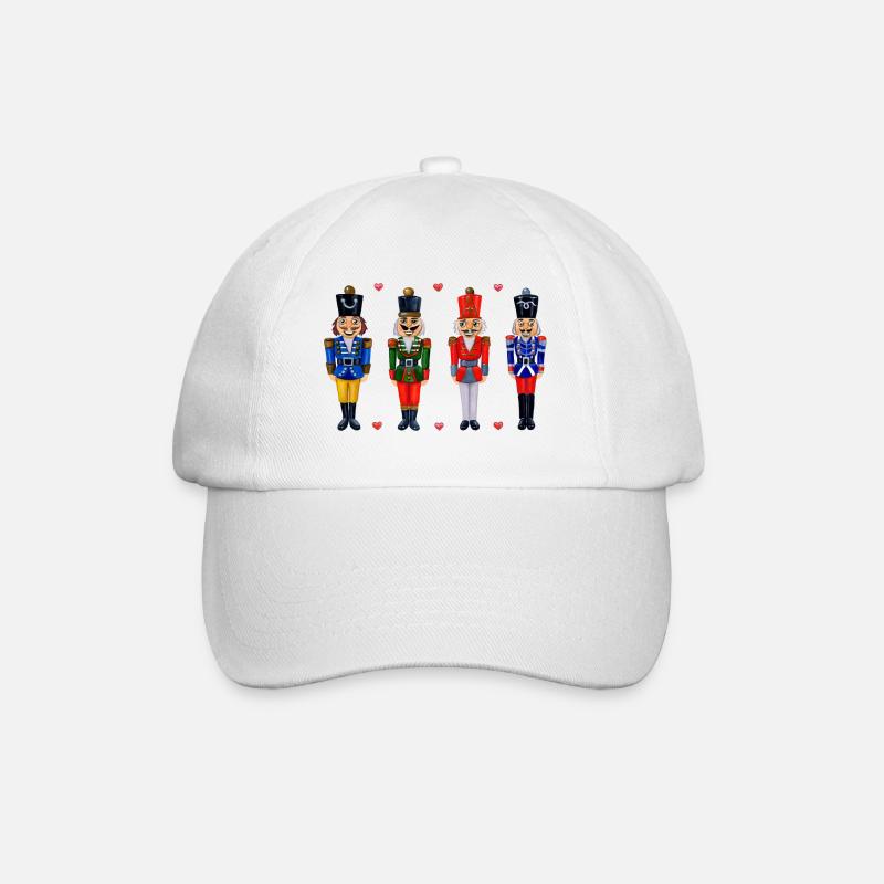 QUATRE CASSE-NOISETTES DRÔLES - Casquette classique - blanc/blanc