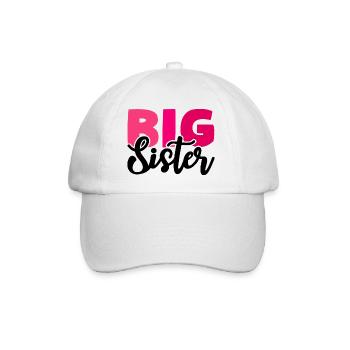 BIG SISTER - Baseball Cap - white/white - Front