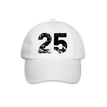 25 - Casquette classique - blanc/blanc - Devant