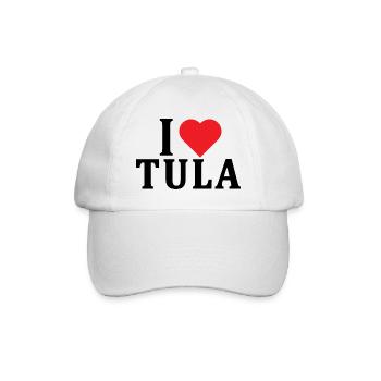 T-shirt I love Tula t-shirt Sardinia gift idea - Baseball Cap - white/white - Front