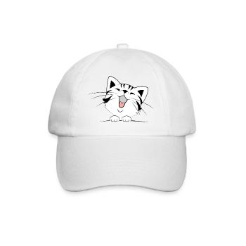 Chat mignon - Casquette classique - blanc/blanc - Devant