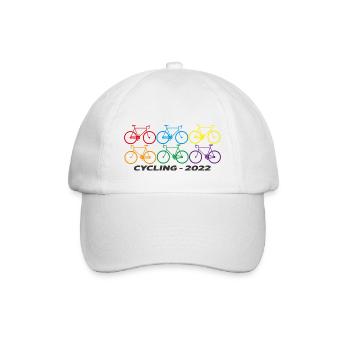 Cycling-2022 T-shirt - Casquette classique - blanc/blanc - Devant