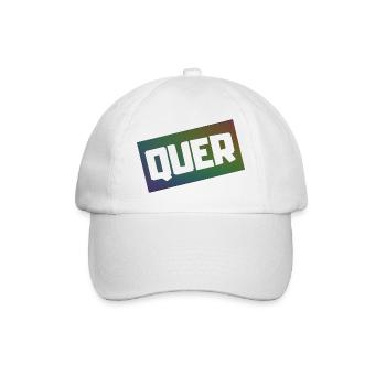 QUER - Baseballkappe - Weiß/Weiß - Vorne