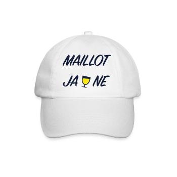 Maillot jaune - Casquette classique - blanc/blanc - Devant
