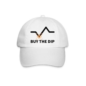 Acheter le Dip Trader Exchange Acheter des actions Crypto Money - Casquette classique - blanc/blanc - Devant