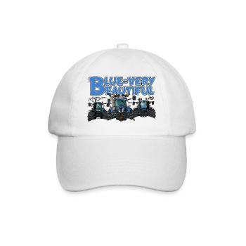 Bleu trèsBelleux 3 - Casquette classique - blanc/blanc - Devant