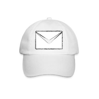 Envelope - Baseball Cap - white/white - Front