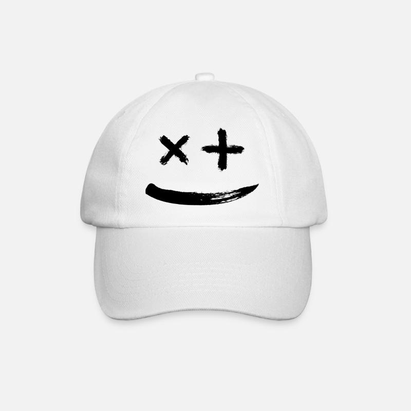 Smile - Baseballkappe - Weiß/Weiß