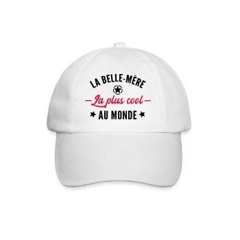 humour belle-mère - Casquette classique - blanc/blanc - Devant