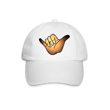 Hand - Baseballkappe - Weiß/Weiß - Vorne