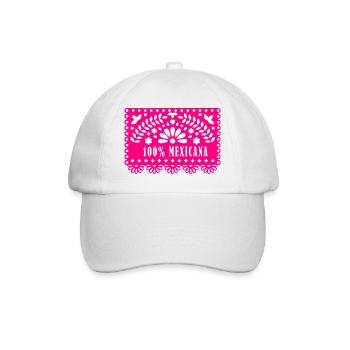 100 MEXICAINS - Casquette classique - blanc/blanc - Devant