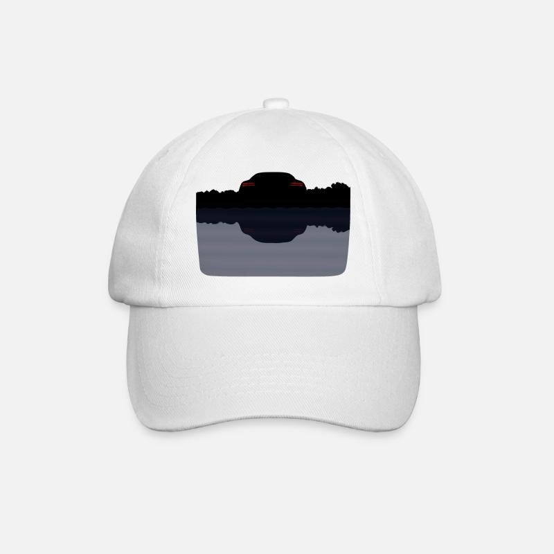 Voiture au lac - Casquette classique - blanc/blanc