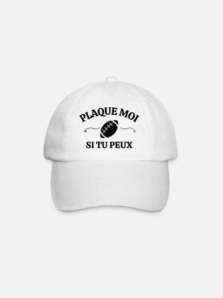 rugby, rugby sport, rugby humour - Casquette classique - blanc/blanc