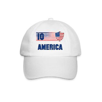 USA Soccer Team - Baseball Cap - white/white - Front