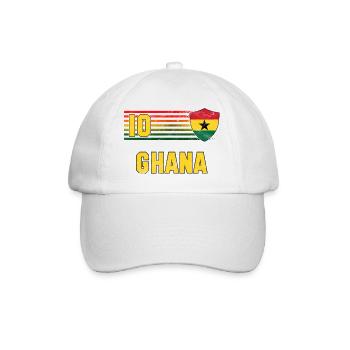 Équipe du Ghana de football - Casquette classique - blanc/blanc - Devant