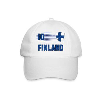 Équipe de Finlande de football - Casquette classique - blanc/blanc - Devant
