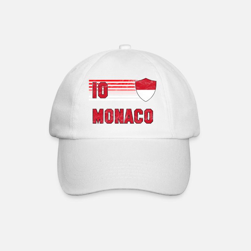 Équipe de Monaco de football - Casquette classique - blanc/blanc