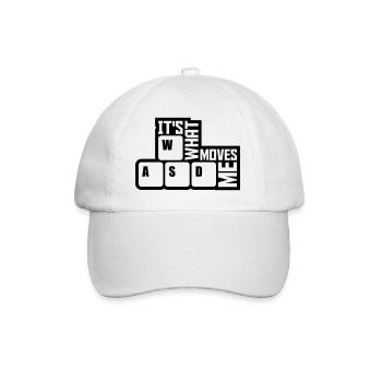 c’est ce qui m’émeut - Casquette classique - blanc/blanc - Devant