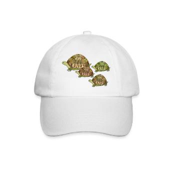Turtles - Baseball Cap - white/white - Front