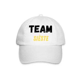 team sieste - Casquette classique - blanc/blanc - Devant