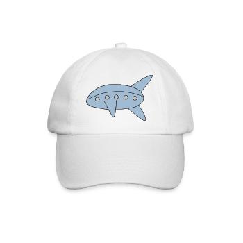 Blue Airship - Baseball Cap - white/white - Front
