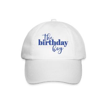 The Birthday Boy - Baseball Cap - white/white - Front