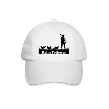 Landwirt Bauer Farmer - Baseballkappe - Weiß/Weiß - Vorne